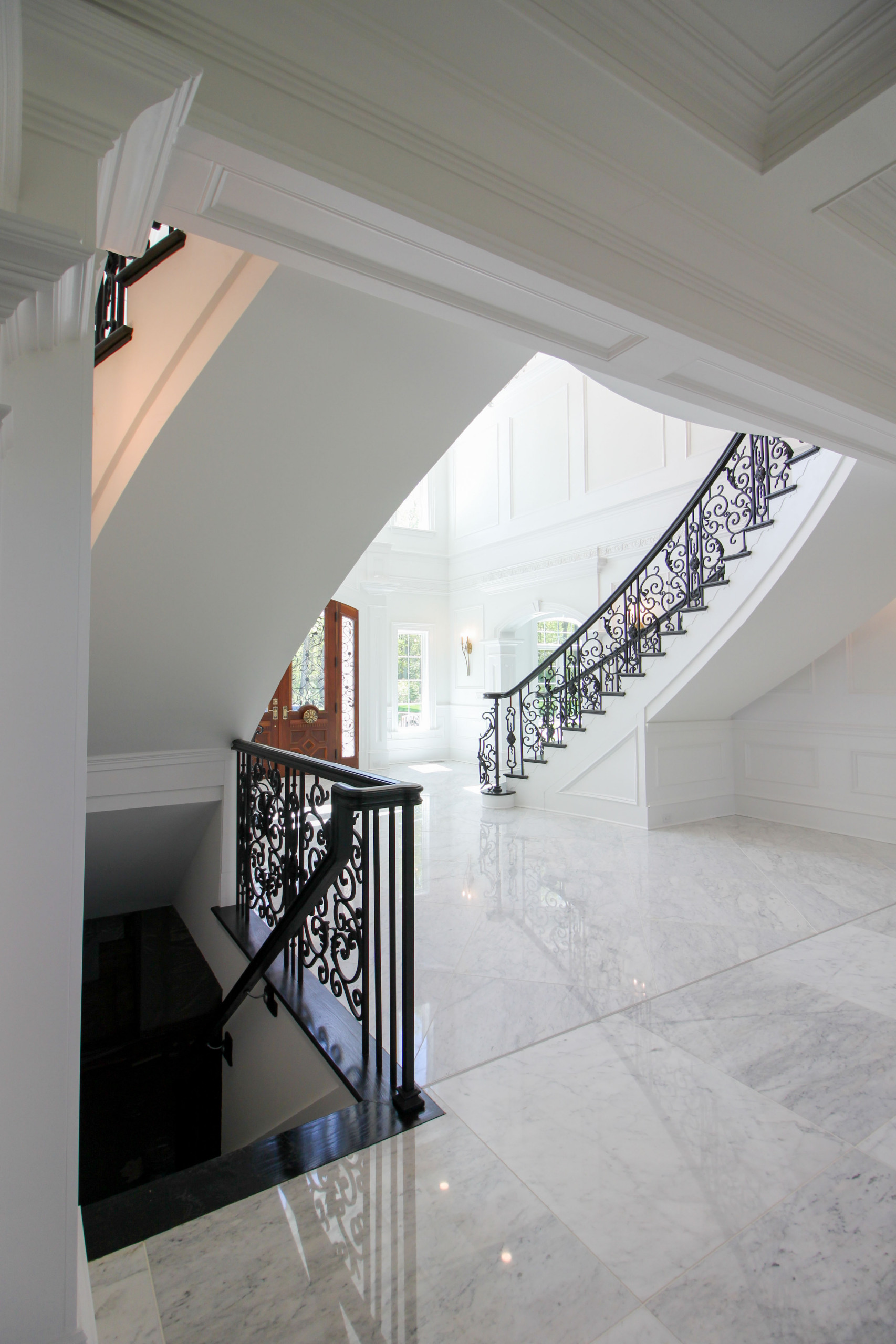 92_Grand Double Staircase in Exquisite Custom Home, Great Falls VA 22066
