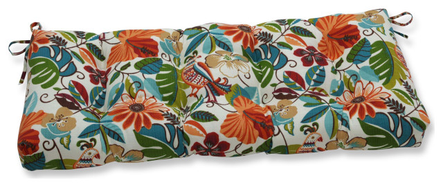 Lensing Jungle 44x18" Outdoor Tufted Bench/Swing Cushion