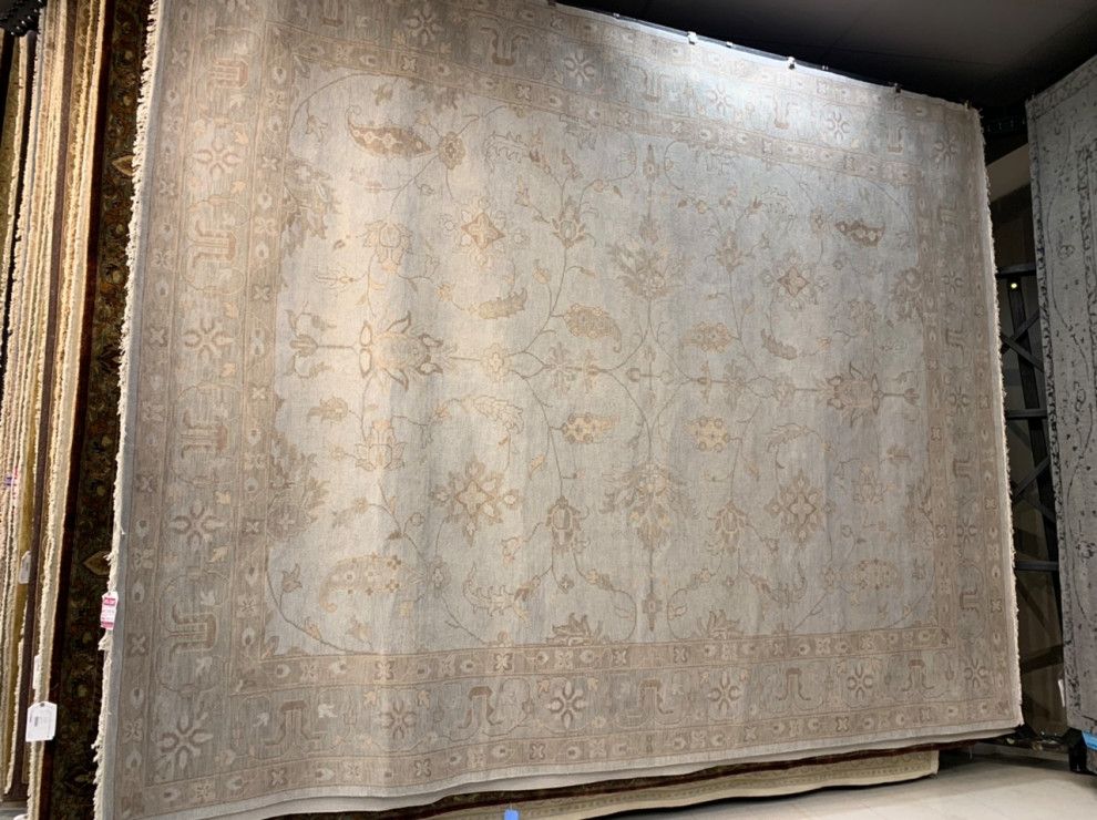 Best and safest way to remove creases in new rug