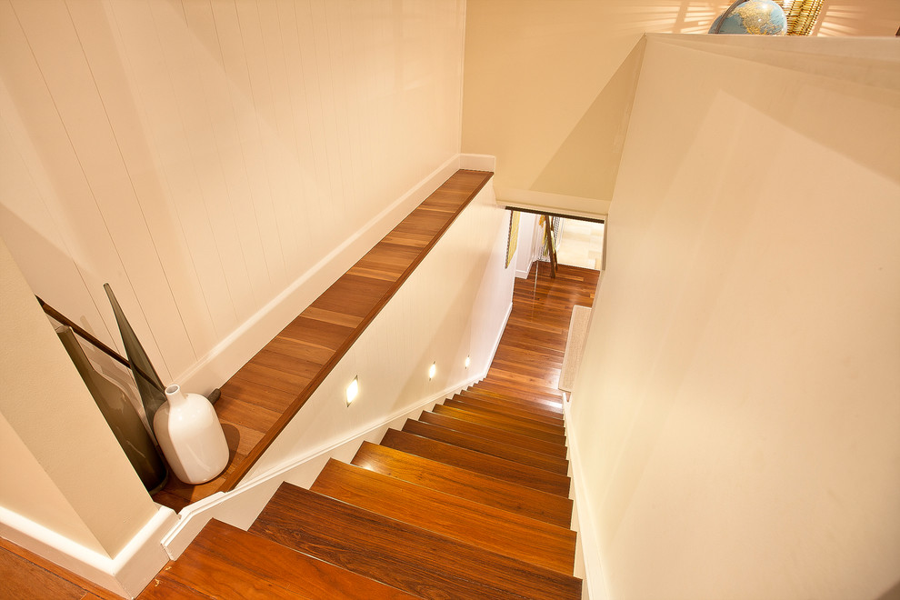Inspiration for a transitional staircase in Sydney.