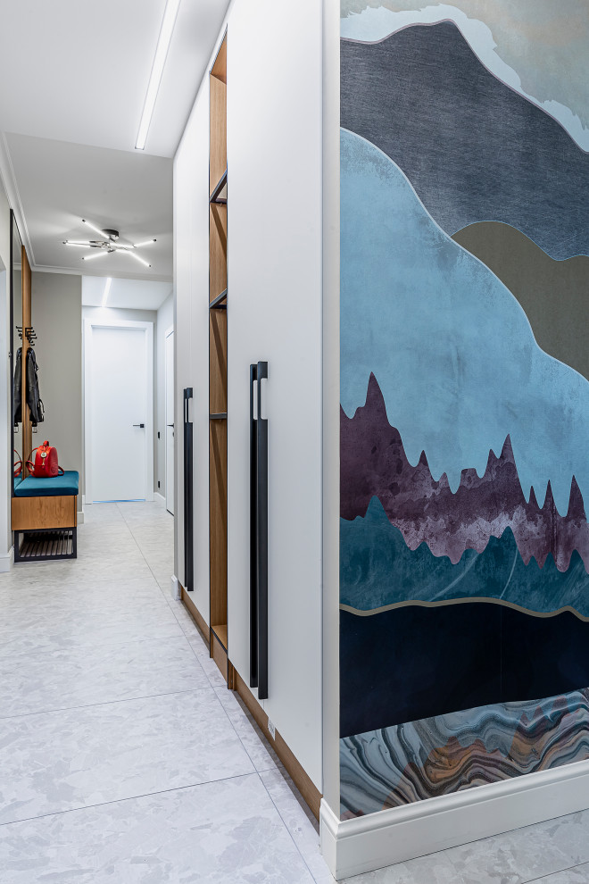 В сиреневых тонах (3-х комнатная квартира 66,7 м²)