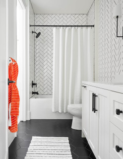 Transitional Cottage - Transitional - Bathroom - Dallas - by Tanner ...