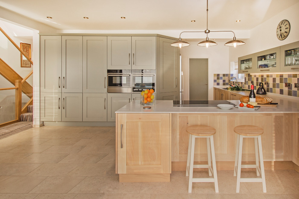 Inspiration for a classic kitchen in Devon.