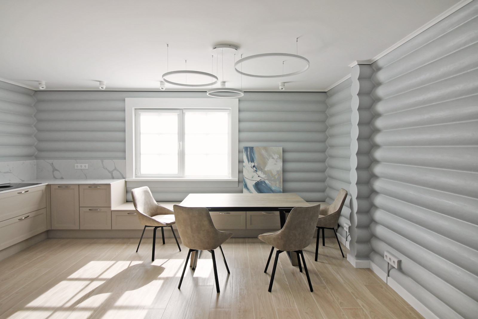 Срубовой коттедж в Рощино