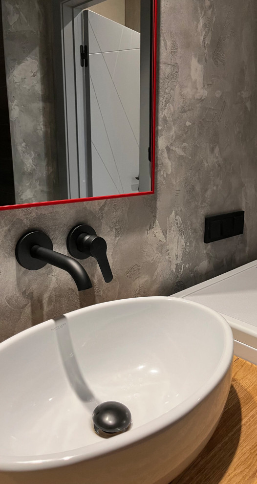 Штукатурка микроцемент ITALICA ANTICO MURO для ванной комнаты