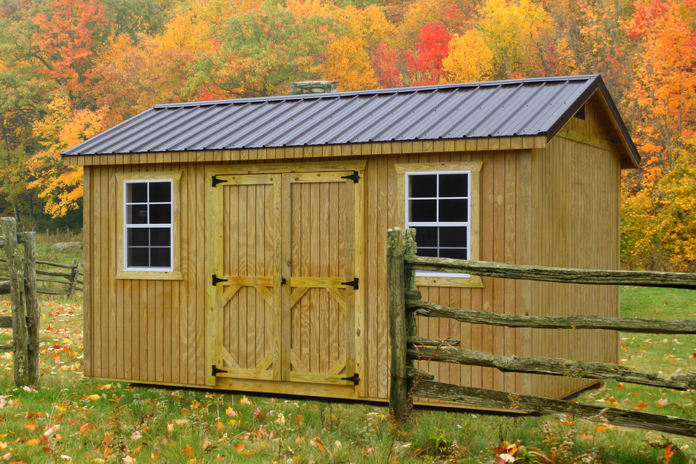 This is an example of a mid-sized country detached garden shed in Other.