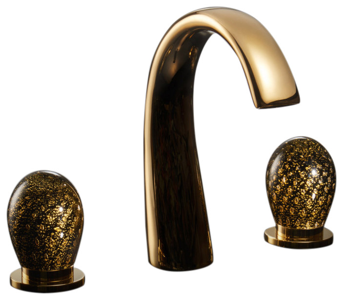 Zenya Luxury 3-hole Bathroom Faucet - Contemporary - Bathroom Sink ...