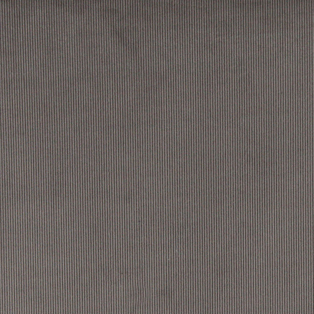 Grey Corduroy Thin Stripe Upholstery Velvet Fabric By The Yard