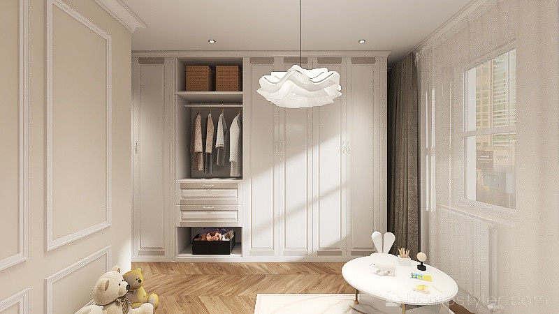 Проект  для молодой семьи в стиле неоклассика