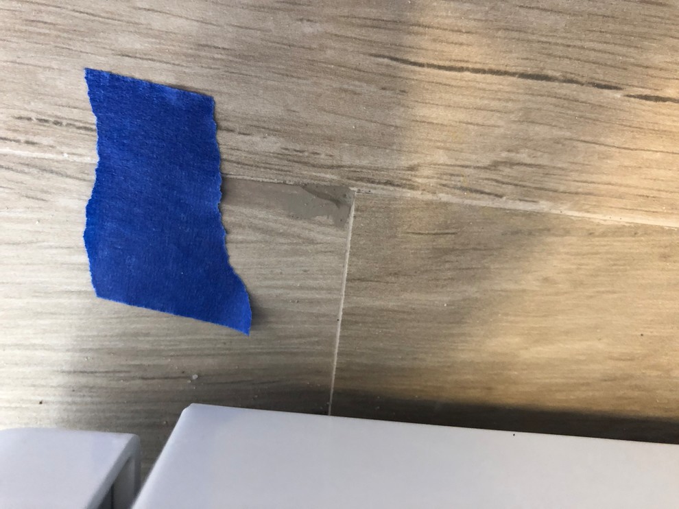 Porcelain tile chipping