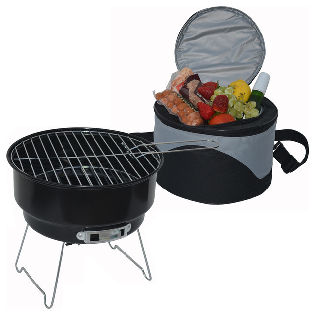 Cooler and Grill Set Contemporary Outdoor Grills by Picnic at