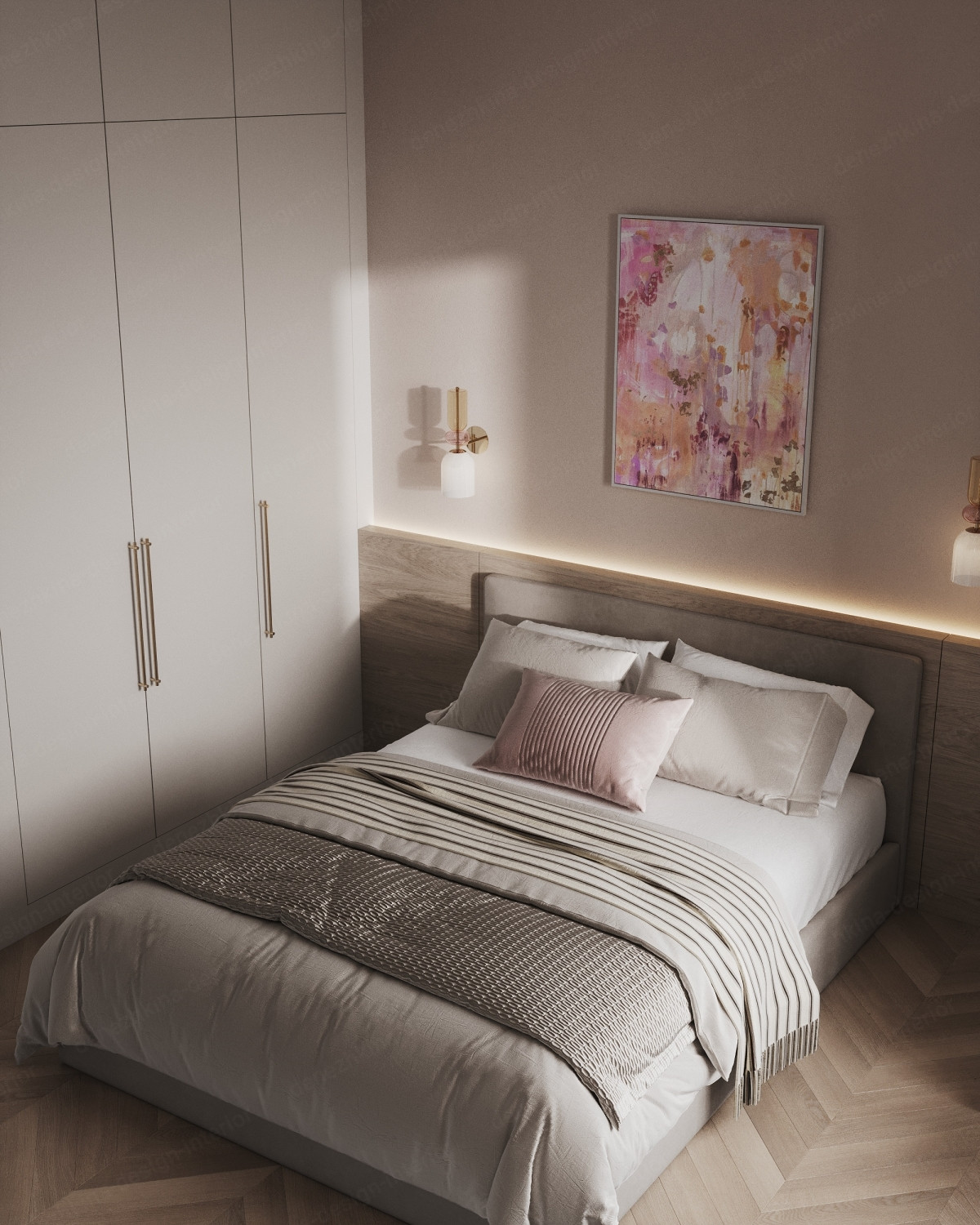 Дизайн проект 3 комнатной квартиры — ЖК Скандинавия