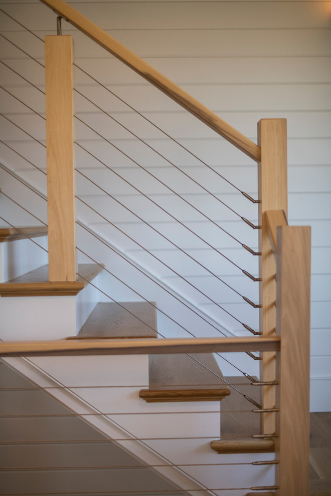 Elevated Coastal Home - Staircase - Providence - by Sweenor Builders ...