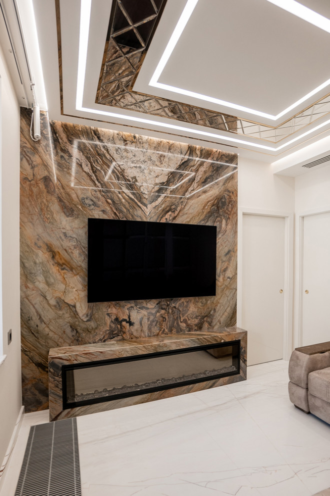 Ремонт квартиры в ЖК "Рассказово", 68 кв.м. в стиле ар-деко