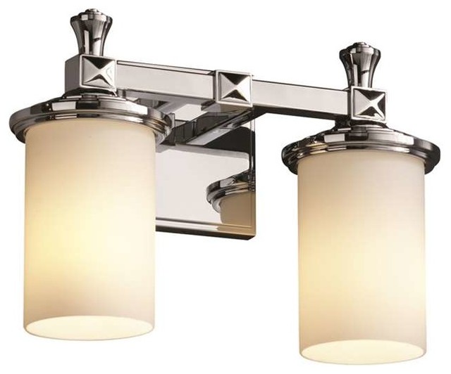 Justice Design Bath Bar Transitional Bathroom Vanity Lighting by