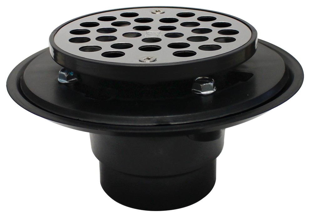 Keeney Beveled Edge Shower Drain for Solvent Weld Transitional Tub