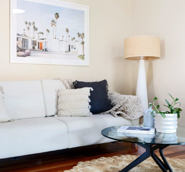 Staging in Leeming contemporary-vardagsrum