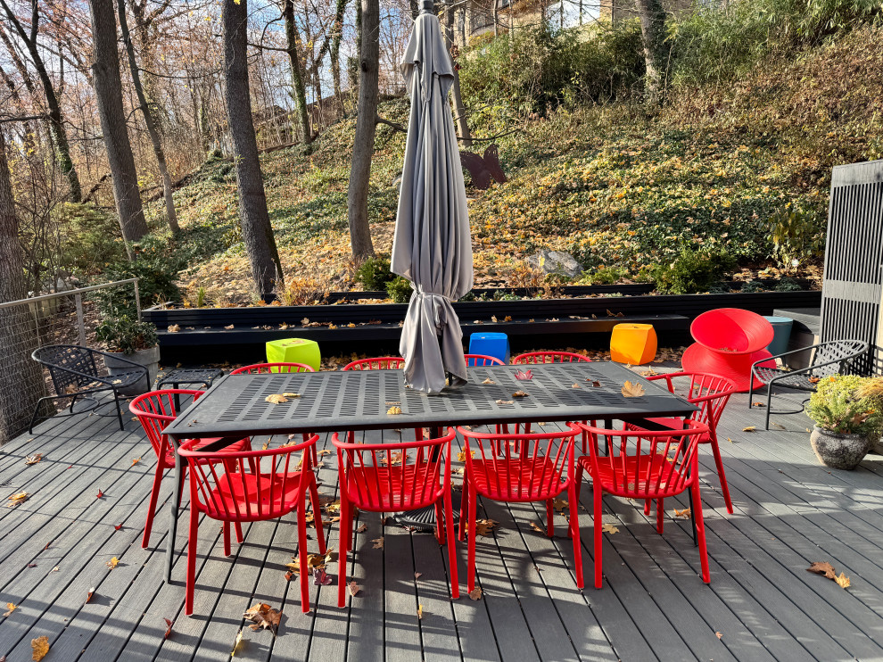 Riverdale, The Bronx, NY  oversized deck