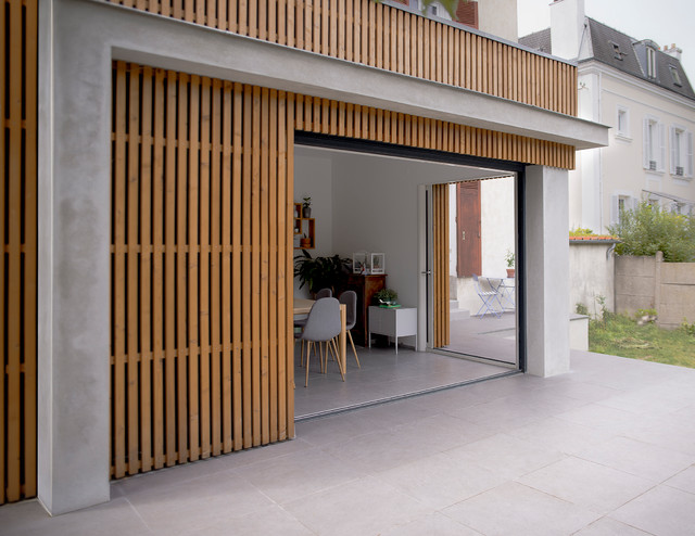 Extension maison Sannois modern-haeuser