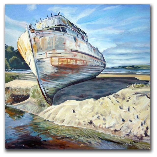 Inverness Boat Giclee Canvas Art by Colleen Proppe - 24 x 24