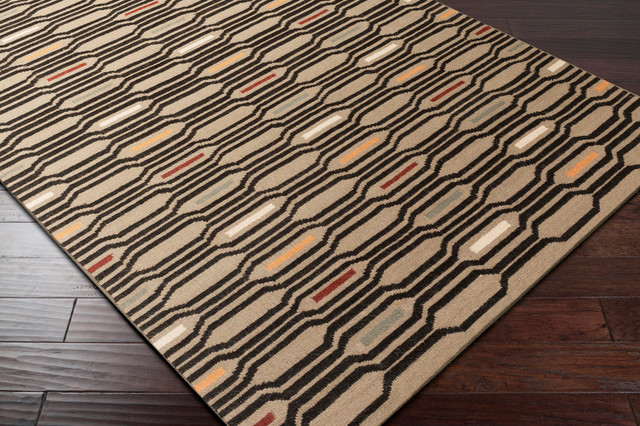 Hand Woven Frontier Wool Rug FT-507, 3'6
