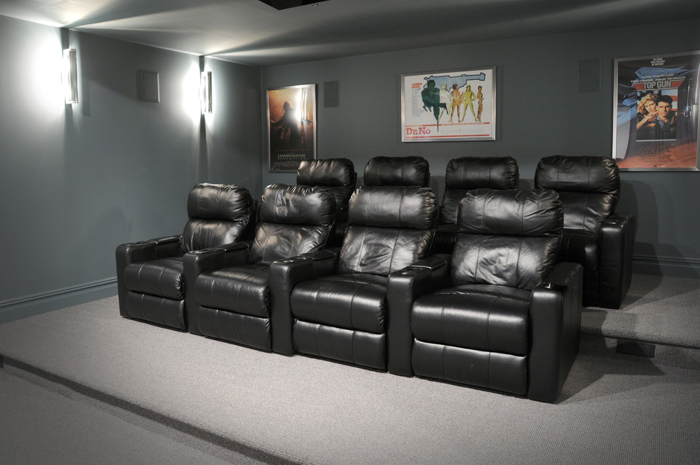 Long Hill - Home Theater - New York - by Geiss Custom Builders