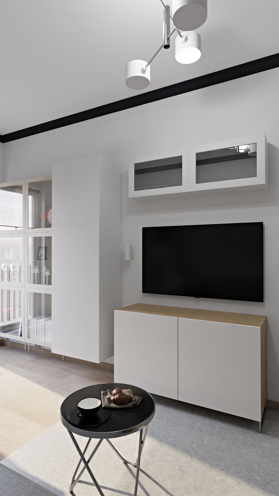 Евродвушка 34,5 кв.м для пары, которая работает на удаленке