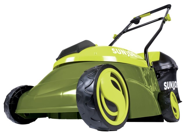 Sun Joe 28V 4.0 Ah Cordless 14" Lawn Mower - Contemporary 