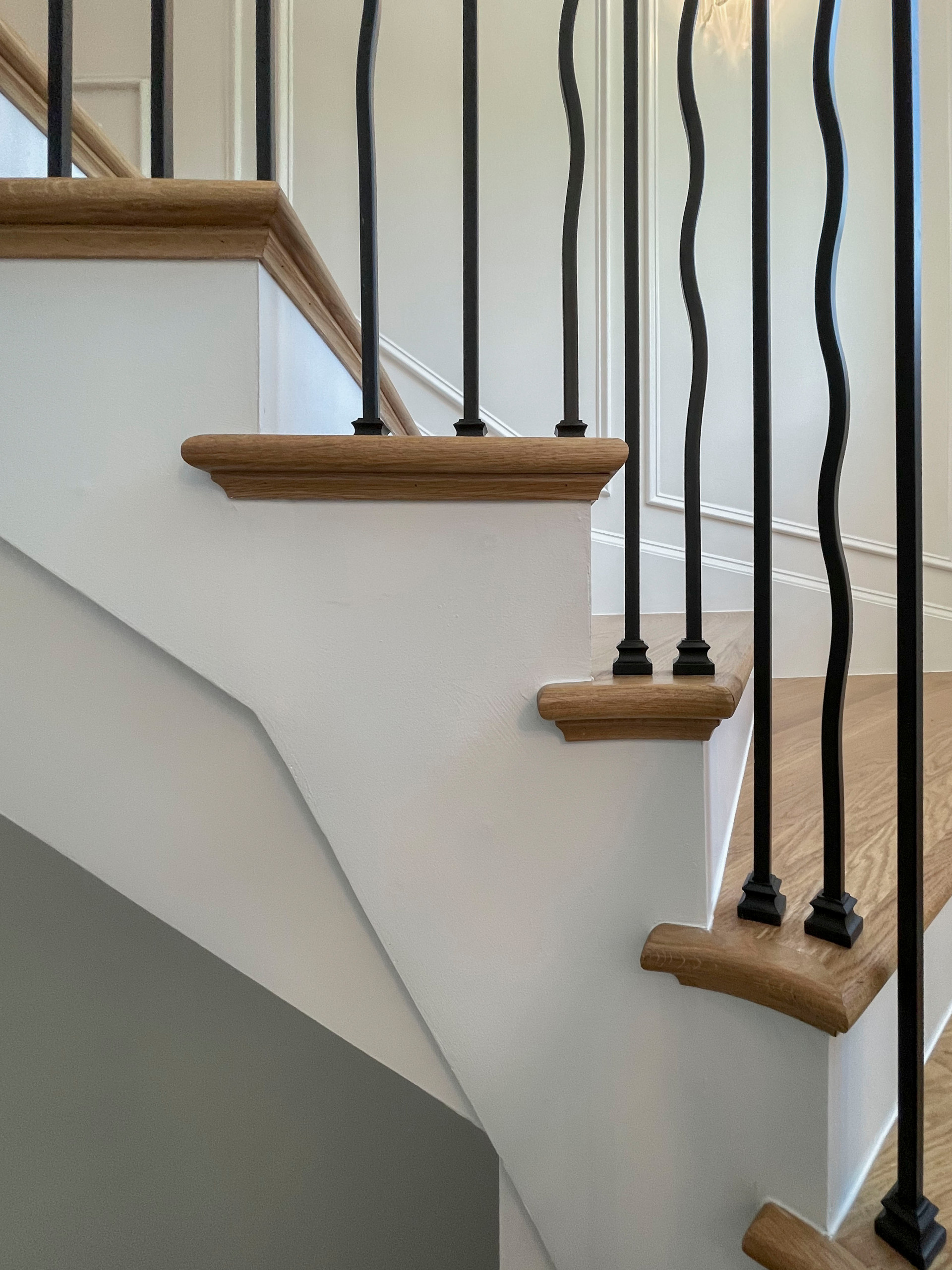 106_Modern Balustrade System Meets Traditional Winding Stairs, Aldie VA  20105