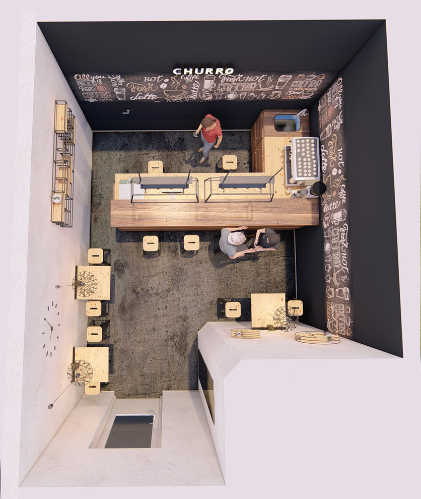 Дизайн интерьера кофейни в г. Евпатория