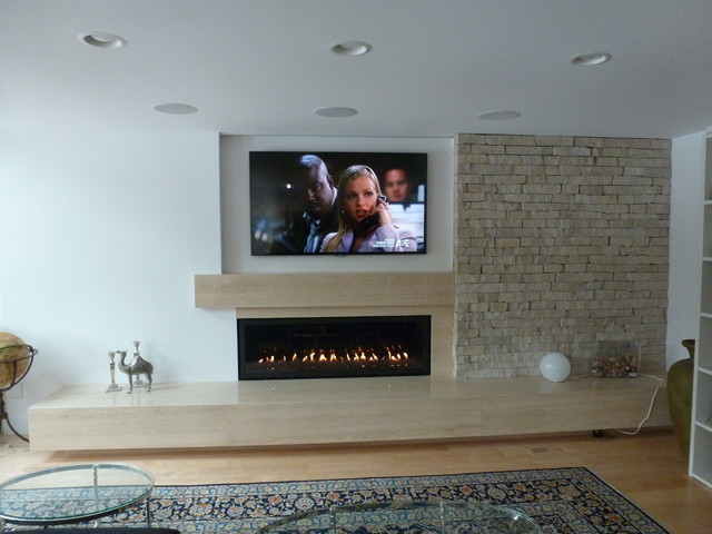 Fireplaces contemporary-living-room