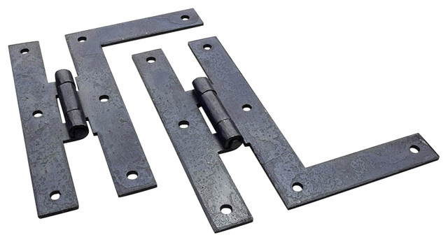 Hf 8 Wrought Iron Hl Hinge Set Of 2 Traditional Hinges By