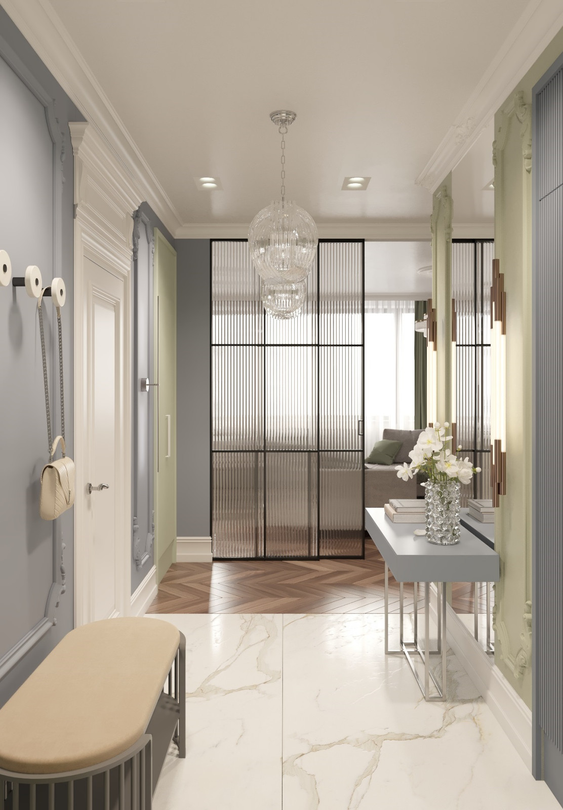 Современный  элегантный интерьер