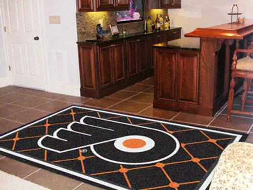 Nhl Philadelphia Flyers 4 X 6 Hockey Area Floor Rug Contemporary