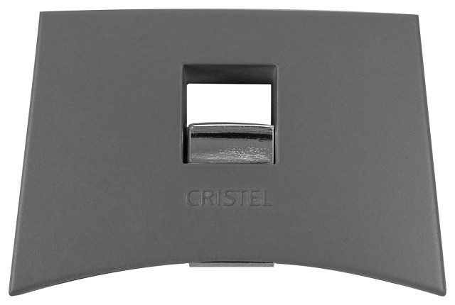 Cristel Mutine Side Removable Handle, Grey