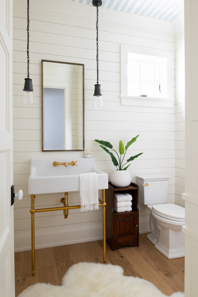 Lakeside Cottage - Beach Style - Powder Room - Minneapolis - by Kyle ...