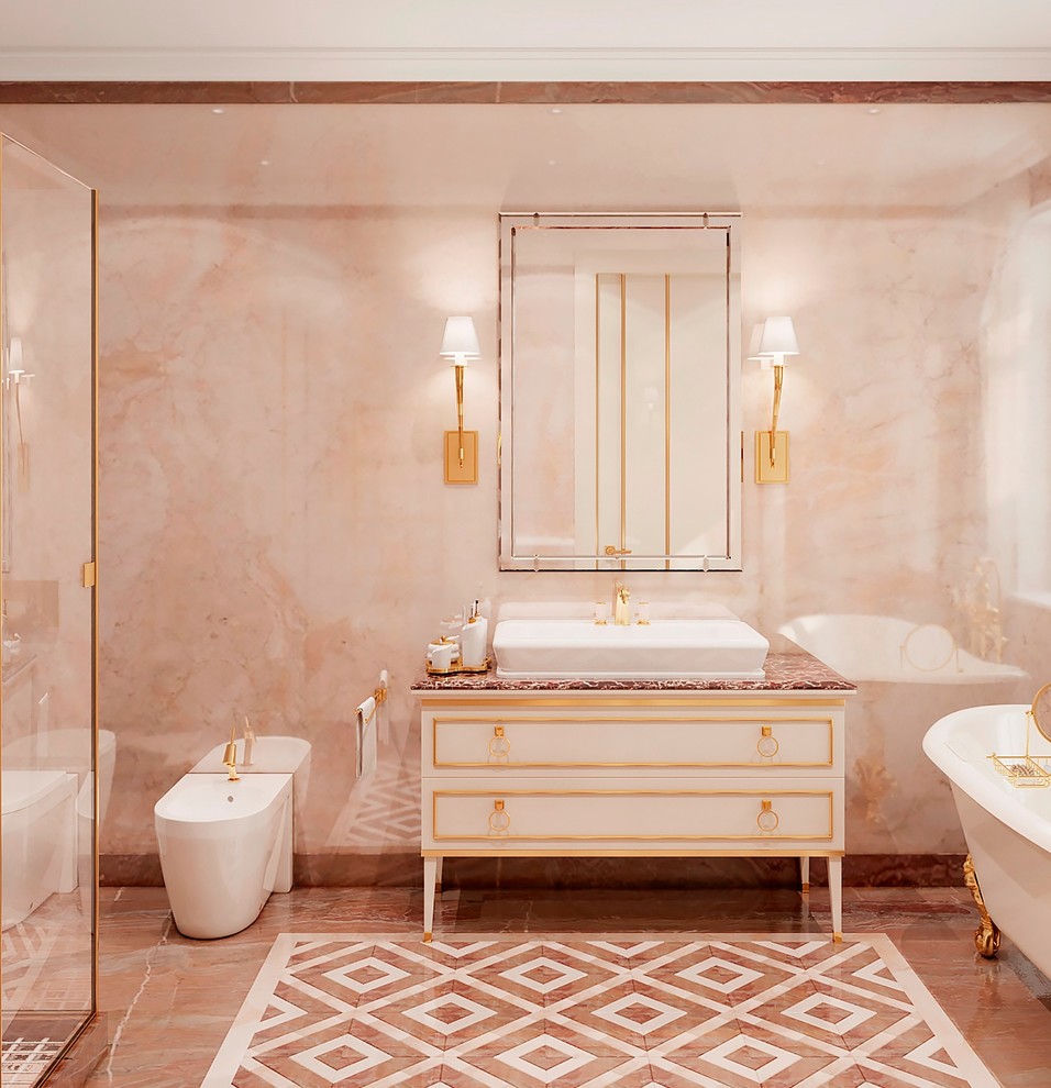 Роскошь в стилистическом разнообразии - ванная