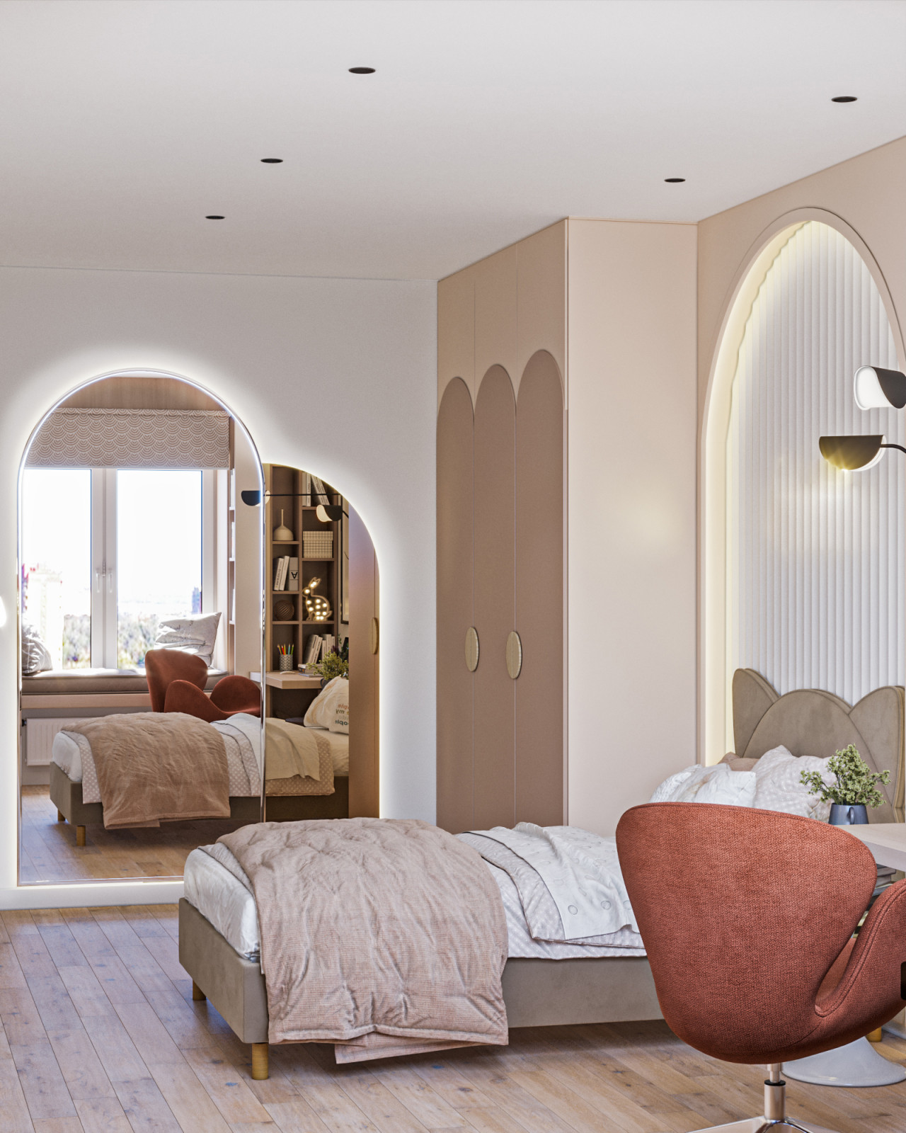 Теплый проект квартиры на севере