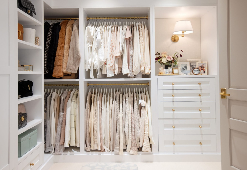 This is an example of a transitional storage and wardrobe in DC Metro.