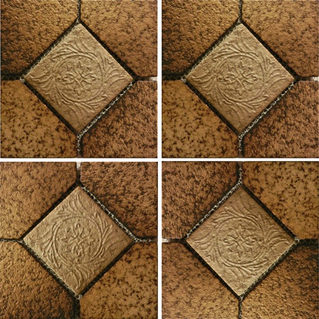 Nature Brick 6 X6 Porcelain Pool Tile Traditional Wall And Nature Brick 6 X6 Porcelain Pool Tile Traditional Wall And Floor By Aquablu Mosaics