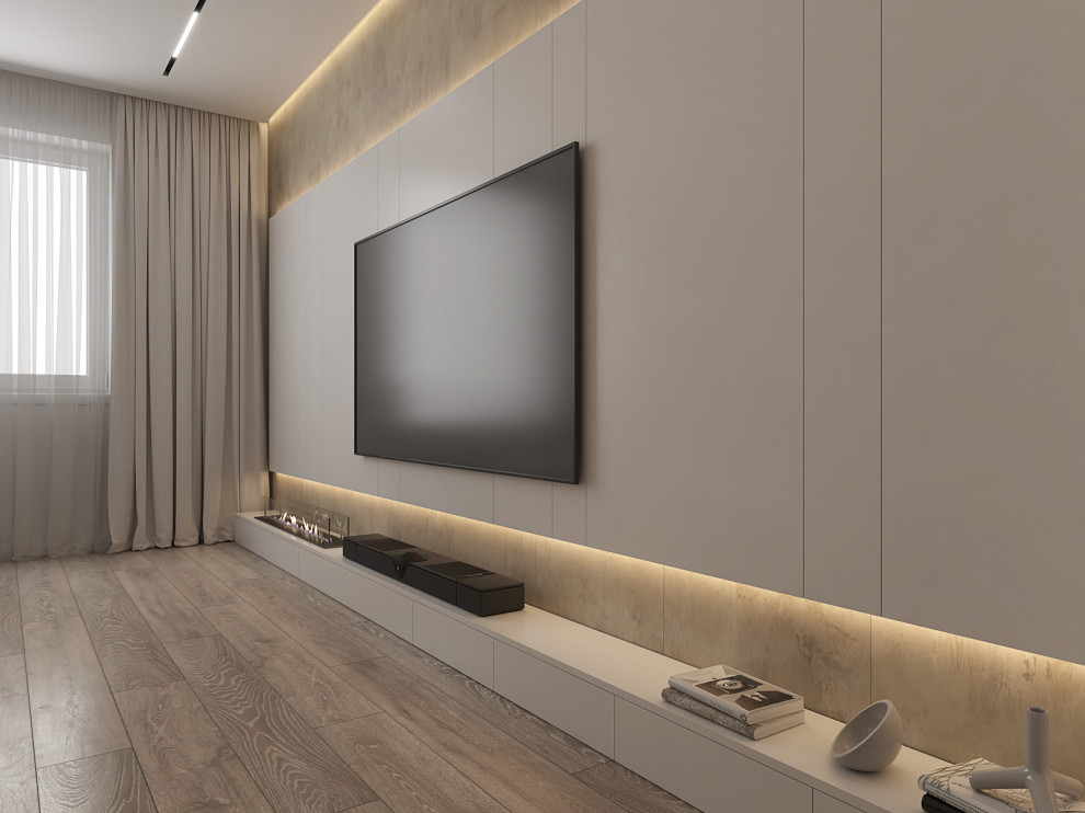 Геометрия комфорта. Квартира в современном стиле: 3-комнатная квартира 86 м2