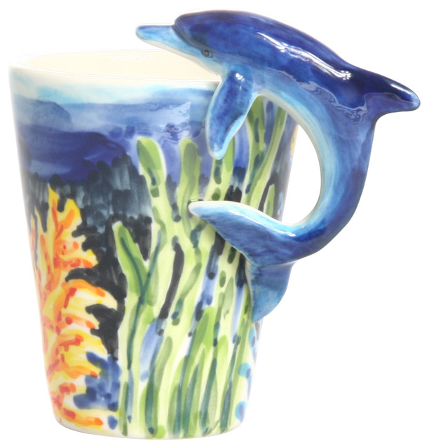 Dolphin 3D Ceramic Mug