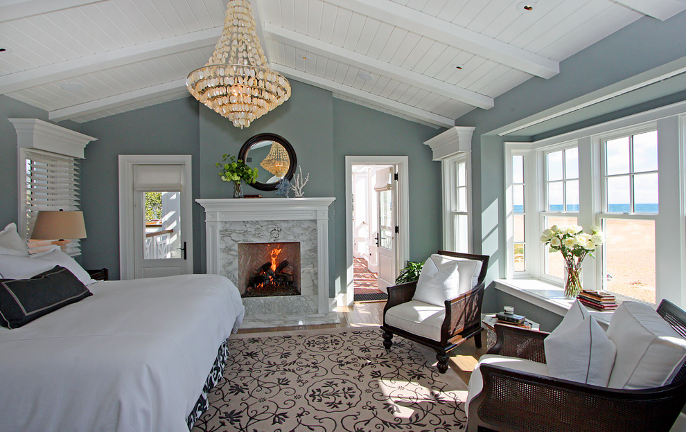 Traditional bedroom in Orange County.