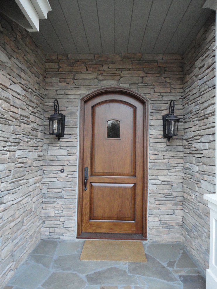 Custom Single Entry Door Eclectic Entry San