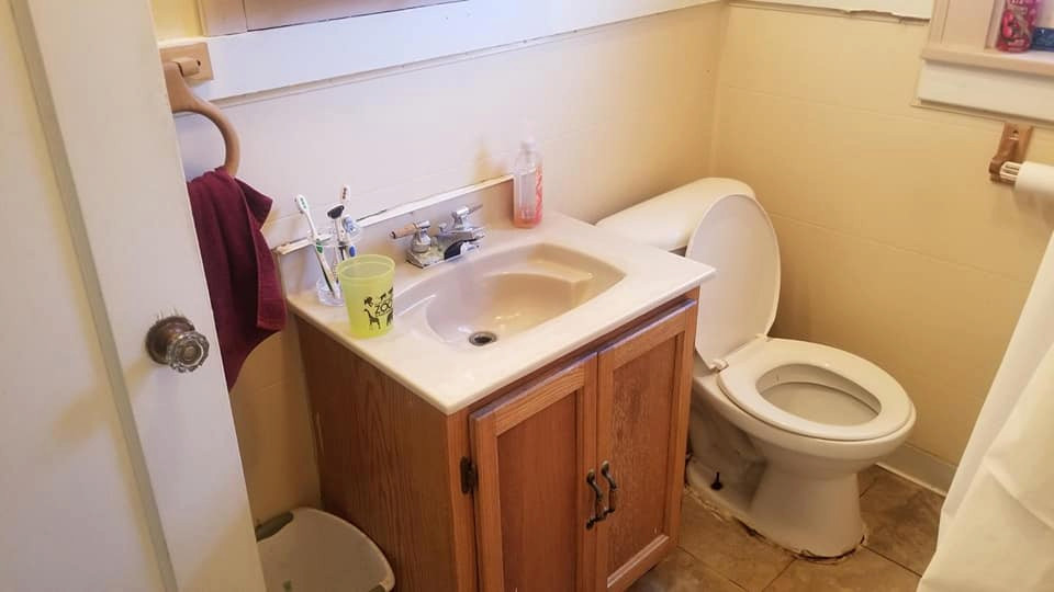 Bathroom Before