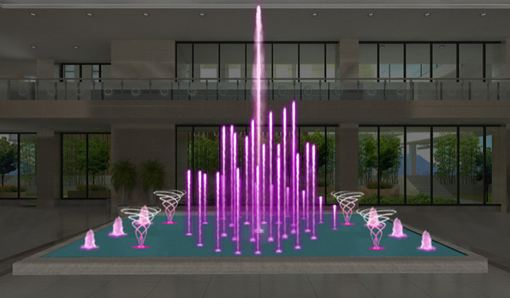 Фонтанный комплекс  для входной зоны ЖК