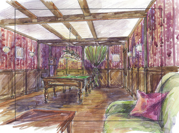 Альбом эскизов для интерьеров