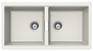 Abey N200UW Schock Double Bowl Undermount Sink