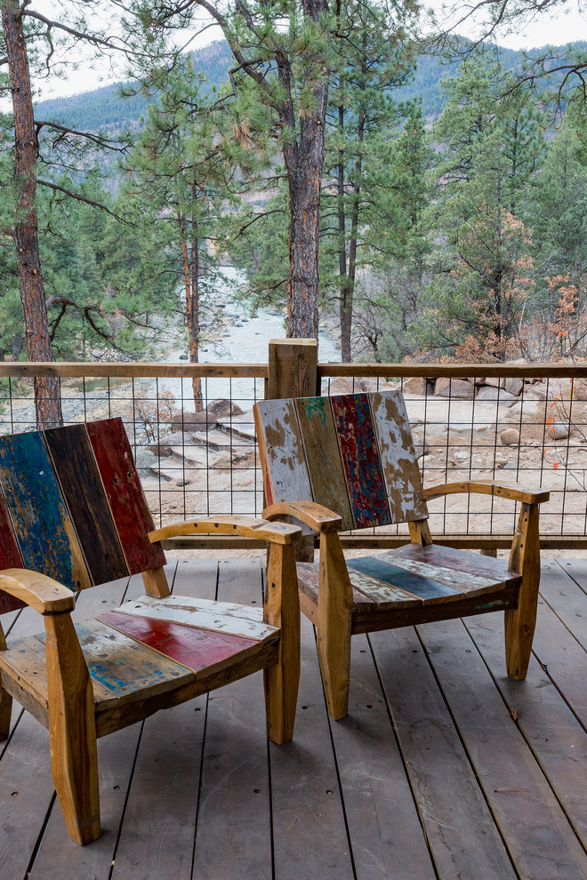 Home design - rustic home design idea in Albuquerque