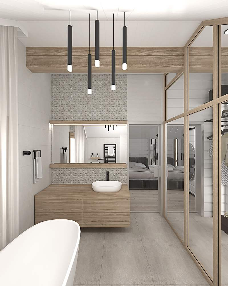 Дизайн интерьеров деревянного дома